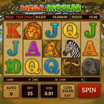 Casinia - Mega Moolah Online Nyerőgép